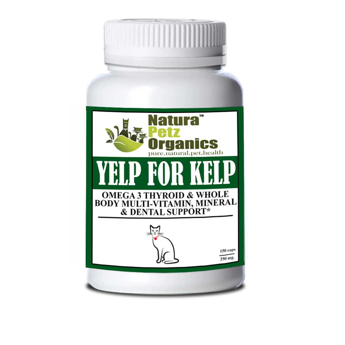 Yelp For Kelp - Omega 3 & 6 Thyroid & Whole Body Multi-Mineral, Vitamin & Dental Support*