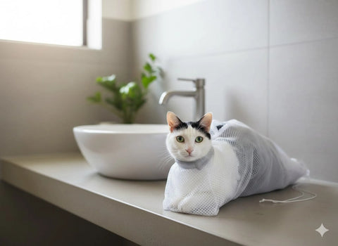 Mesh Cat Bath Sack