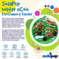 Water Nylon eCoin Durable Enrichment Snacking Coin for Dogs